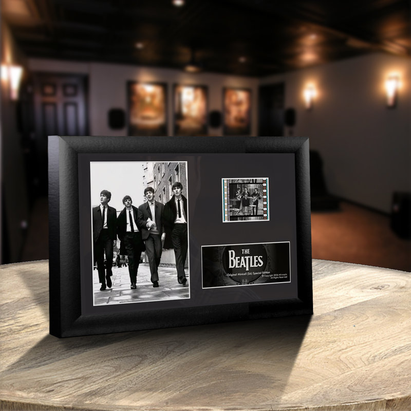 The Beatles Actual Film Cell Decorative Display 
