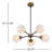 Hallas 5 - Light Dimmable Sputnik Sphere Chandelier