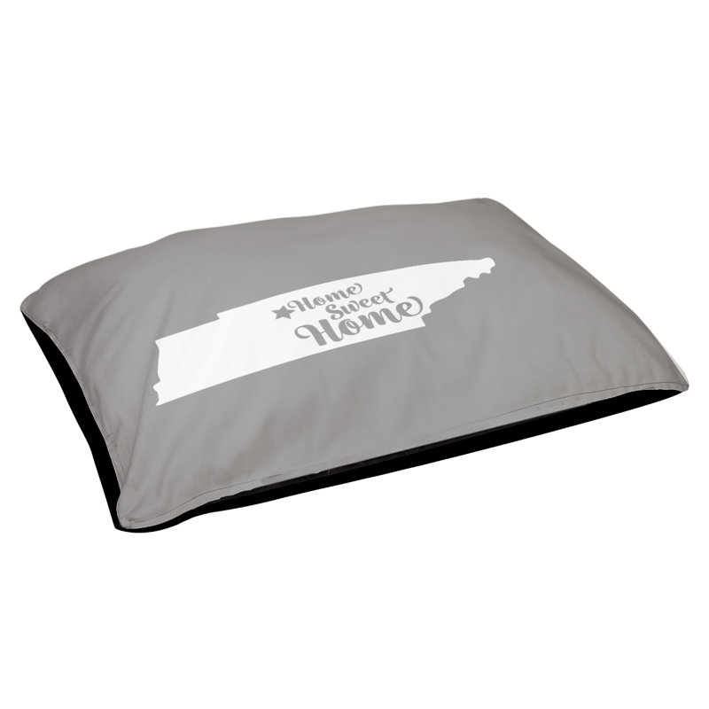 Coussin stylisé pour la maison Nashville, Grand (L 40 po x l 50 po), Gris