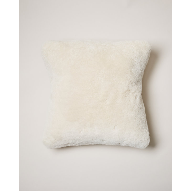 Shearling Pillow, Fog