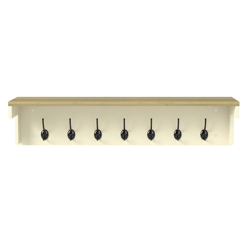 Wall 7 - Hook Coat Rack, Beige