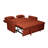 Oversized 61'' Convertible Sleeper Sofa Bed, 2-Seater Loveseat Sofa W/Pockets, Adjustable Backrest And Pillows-531946109