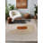Elara Collection Digital Print Cotton-Polyester Brown Beige Abstract Rug-94666568