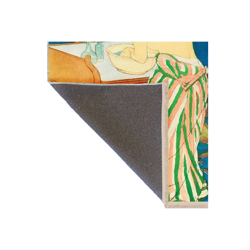 Tapis décoratif pour femme, Sous-tapis rectangulaire 5 pi 1 po x 7 pi 7 po inc