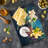 Ambesonne Space Tempered Glass Cutting Board Galaxy Planets Cosmos Multicolor