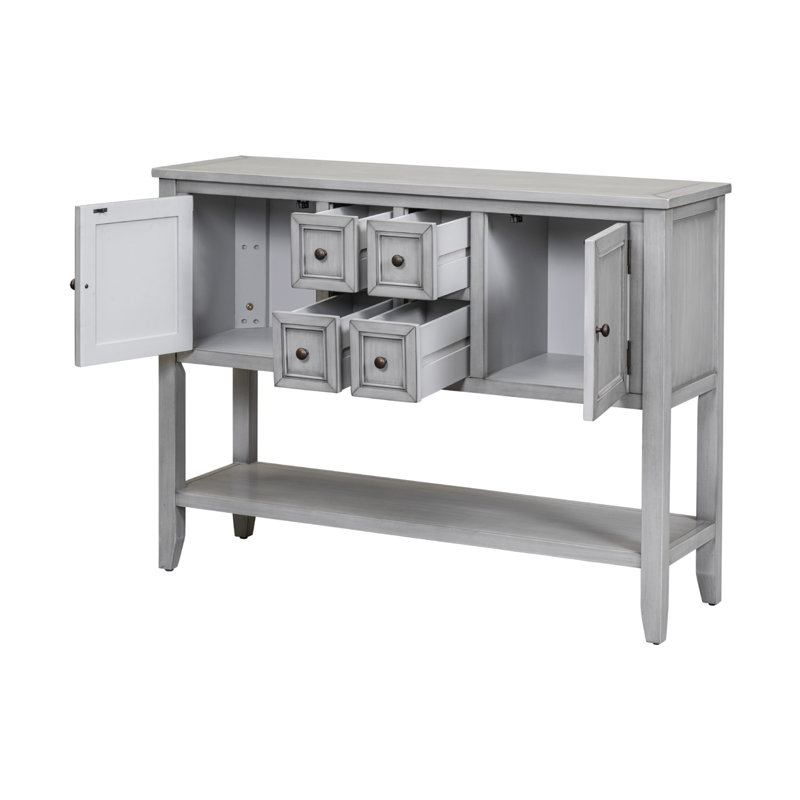 Buffet avec tablette inférieure Cambridge Series Buffet, Gris