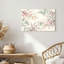 Aquarelle sur toile de fleurs de cerisier rose et branches de bambou-1502373251