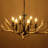 Donita 6-Heads Retro Antler Resin Chandelier