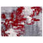 Tapis abstrait rouge-836433983