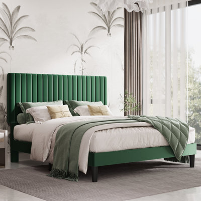 Daizia Lift Up Storage Platform Bed with Winback Headboard