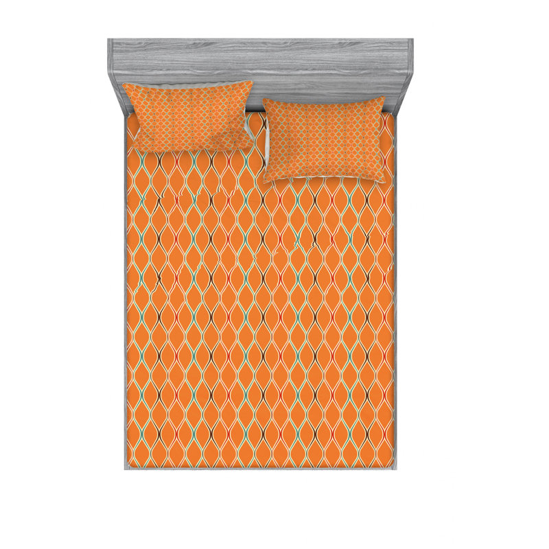 Microfiber Sheet Set, Queen Sheet Set with Fitted Sheet