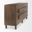Astrid 71L X 17W X 30.3H Medium Brown Solid Wood 6 Drawer Sideboard