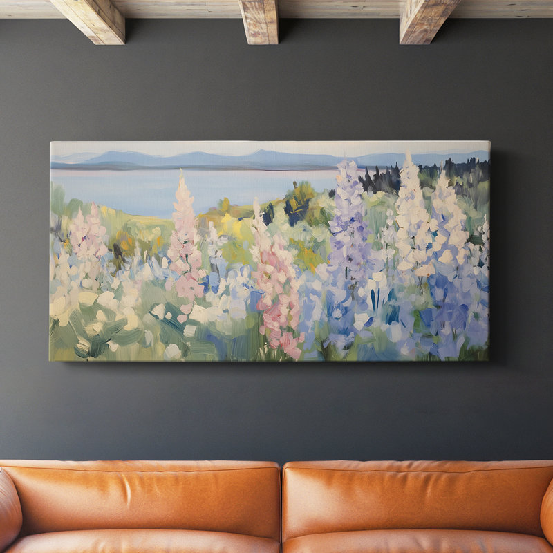 Botanical Series-CXV- Toile tendue avec châssis - Prêt à accrocher, H 20 po x l 40 po
