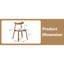 Chaises de salle à manger Comfort, ensemble moderne rembourré en PU pour salle à manger