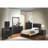 Stylish Transitional Twin Bed In Black