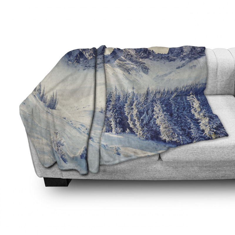 Hand Woven Throw Blanket, 60" W x 80" L