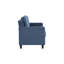 Causeuse 2 places en chenille bleu marine