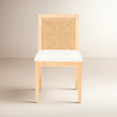 Hudgins Linen Oak Armchair