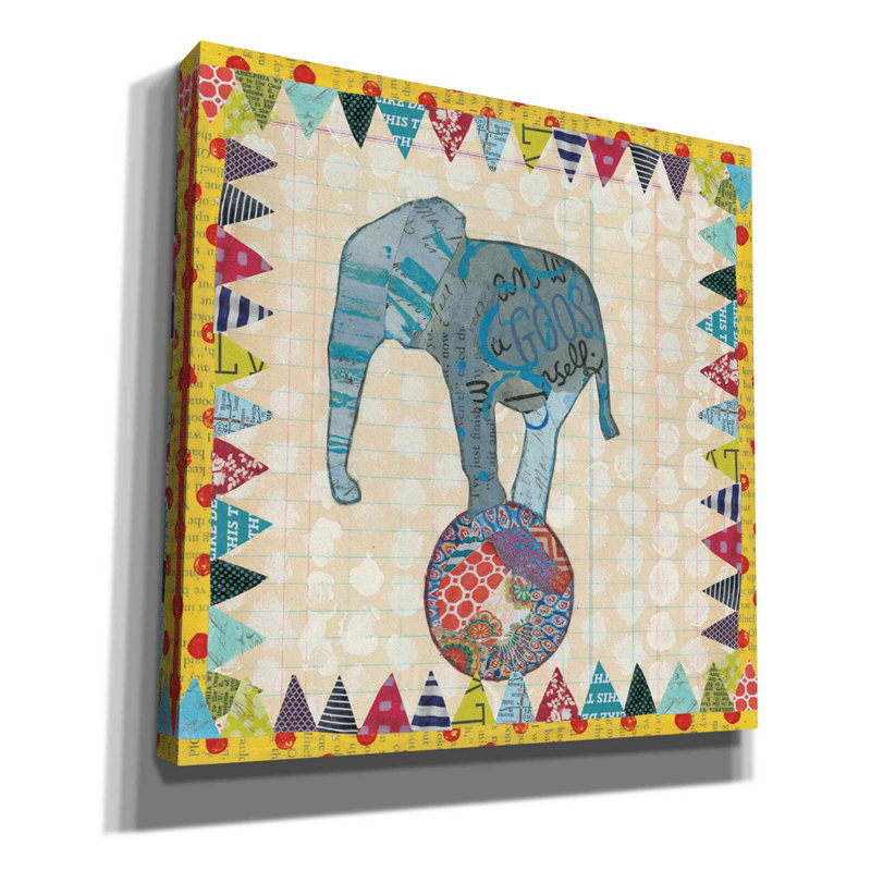 Circus Fun II by Courtney Prahl - Wrapped Canvas Print, 26" H x 26" W x 1.5" D