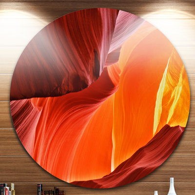 «Midday in Antelope Canyon», reproduction de photo sur métal