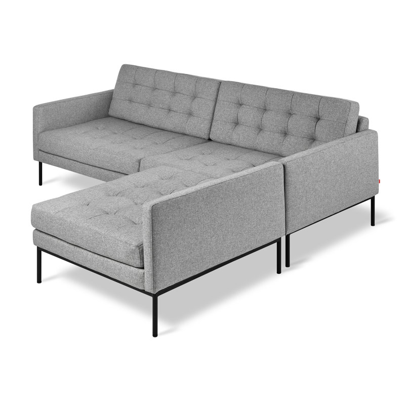 Towne Bi-Sectional, Parliament Stone Performance Twill
