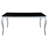 Carone Rectangular Glass Top Dining Table-106625984-107492806
