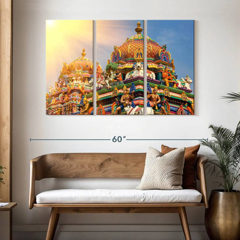 Temple Adella Sunny Kapaleeshwarar, H 32 po x l 50 po