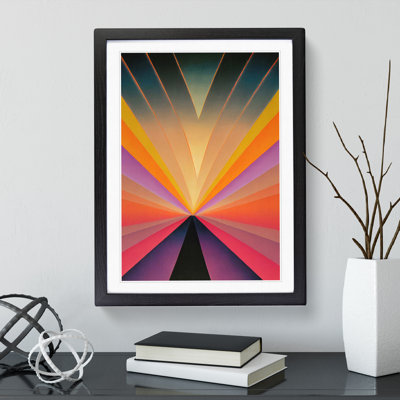 Wild Abstract Sunset - Wrapped Canvas Print