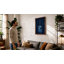 Classical Guitar in Blue Modern - Framed Print-1527676549-1527676799