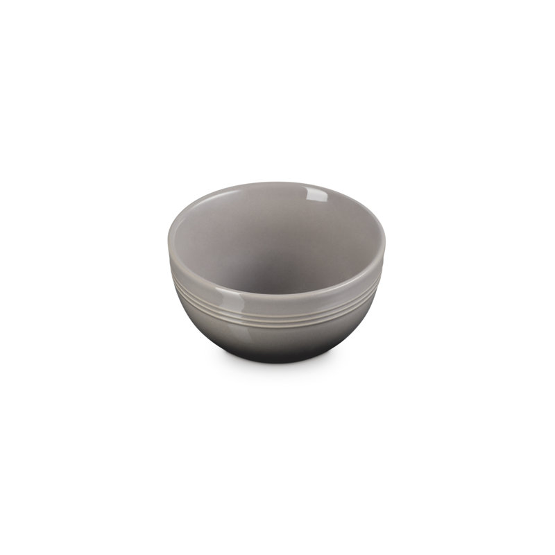 Le Creuset Stoneware Coupe Snack Bowl, 12cm, Grey