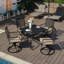 Chaise de terrasse avec coussin MEooem