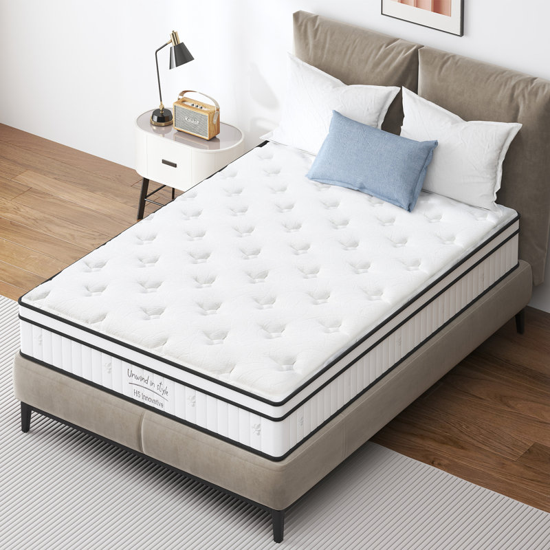 Glynell 10'' Medium Closed Cell Foam Mattress, King, 10"