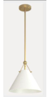 Rome 1-light Pendant Light White