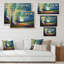 «Summer Scenery Of A Forest River II», art mural traditionnel sur toile-1297220217-1297223041