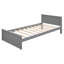 Lit mezzanine gris avec lit simple et espace. Maximisez la polyvalence de votre chambre à coucher. Personnalisez les options de rangement-899953425-899953439