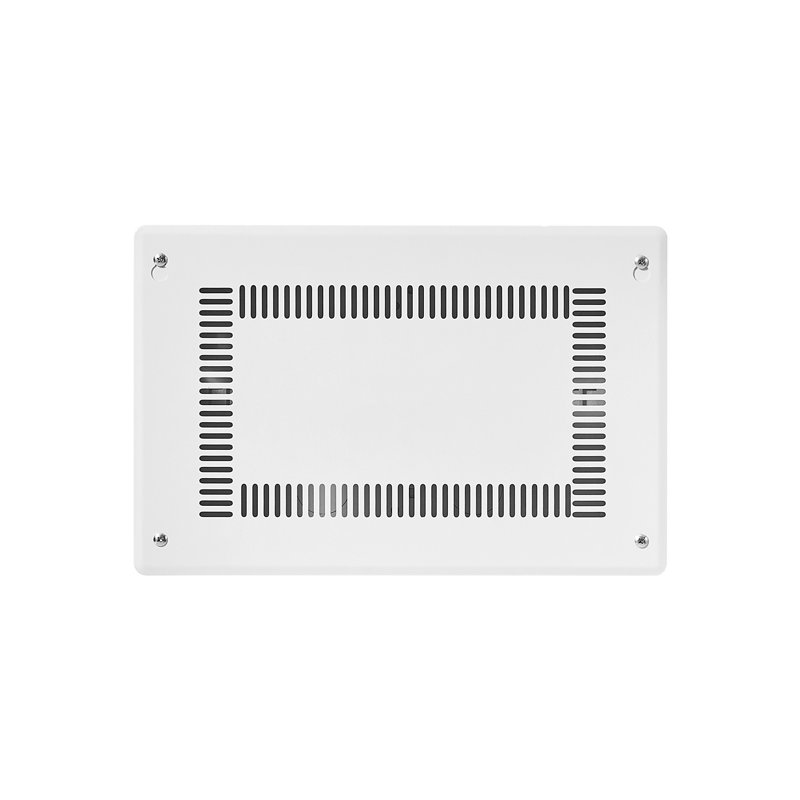 Armoire encastrée encastrée pour média, armoire de câblage structurée de 9 pouces avec couvercle, boîtier de gestion de câbles en acier laminé à froid pour installation de cinéma maison et de télévision, blanc