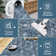 Floral Machine Washable Rug with Rubber Backing for Living Room Non-Slip Area Rug Vintage Indoor Carpet Non-Shedding Rug for Bedroom Dining Room Hallway Kitchen Office Playroom Nursery