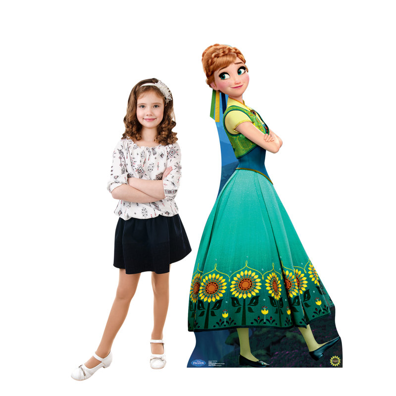 Frozen Fever Anna Floral Cardboard Stand-Up