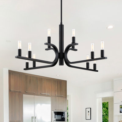 Lustre minimaliste à niveaux 12 lumières Lluviana