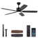 Ceiling Fans With Lights, Smart Ceiling Fan With App And Remote Control