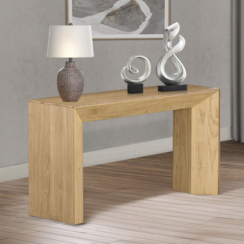 Table de canapé, finition chêne naturel