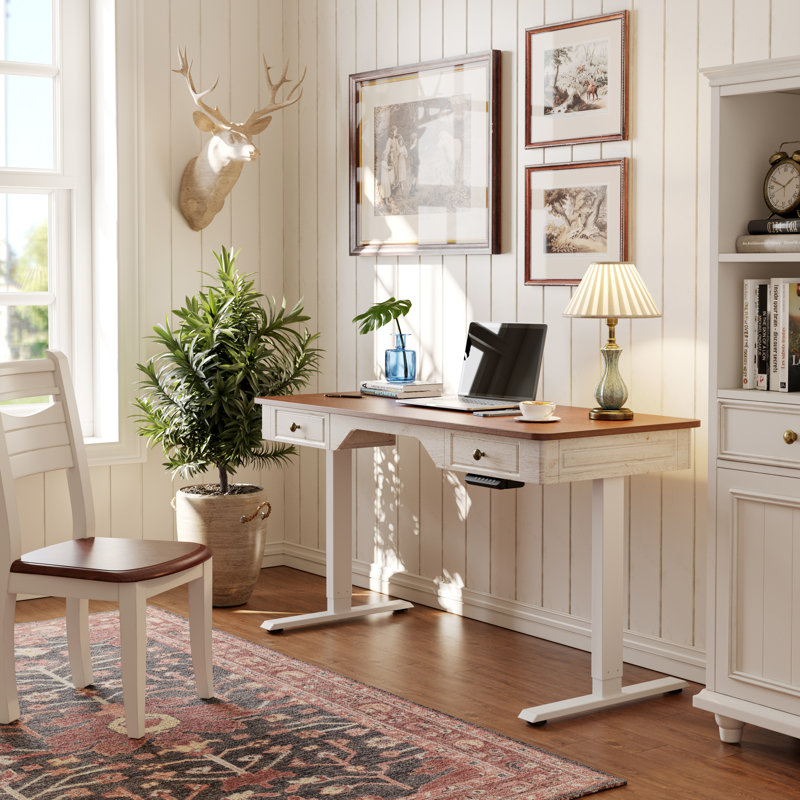 Bureau pour travailler debout à hauteur réglable, H 27 à 47 po x l 55 po x P 24 po