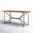 Elidge Solid Wood Iron Writing Desk