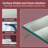 48" W x 58" H Hinged Frameless Tub Door 1/4" Glass Panel Chrome Finish Support Bar Included-98844523