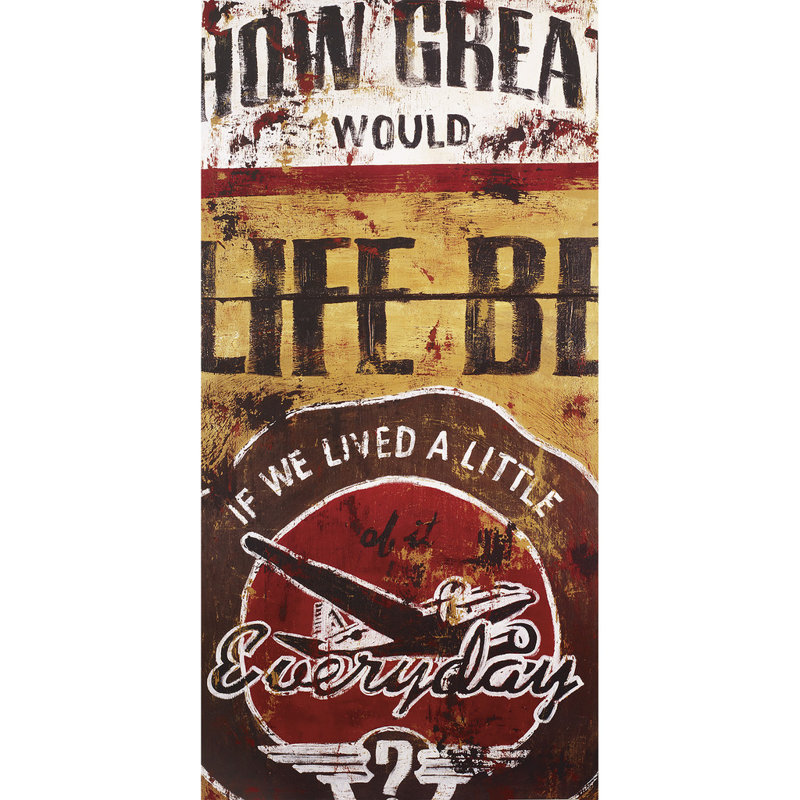 « how excellence » par rodney’s blanc, affiche rétro sur toile tendue, H 36 po x l 18 po x P 1,5 po