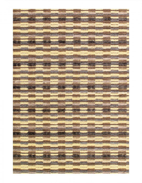 One-of-a-Kind 4'x6' Area Rug in Brown/Beige/Gray