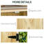 Armoire de rangement de jardin, remise à outils extérieure avec dessus galvanisé et deux tablettes, armoire d'entrée