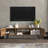 Mohseena Mid Century Modern Tv Stand For Up To 80" Tvs With Storage Cabinets And Open Shelf-1097676534