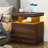 Brenard Manufactured Wood Nightstand with Wireless Charging Station, LED Light and 2 Drawers-76021139