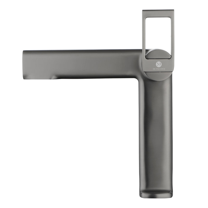 Single-handle Bathroom Faucet, Gun Gray
